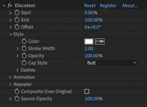 Download Discotext v1.2.3 for After Effects