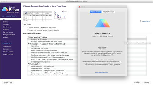 GraphPad Prism 9.5 Win/Mac