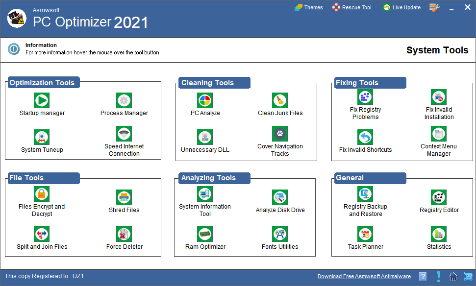  Asmwsoft PC Optimizer 2022 v13.2.3262