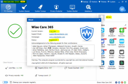 Wise Care 365 Pro 6.4.1.618