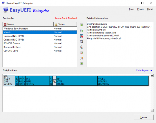 Download EasyUEFI Enterprise 4.9.2