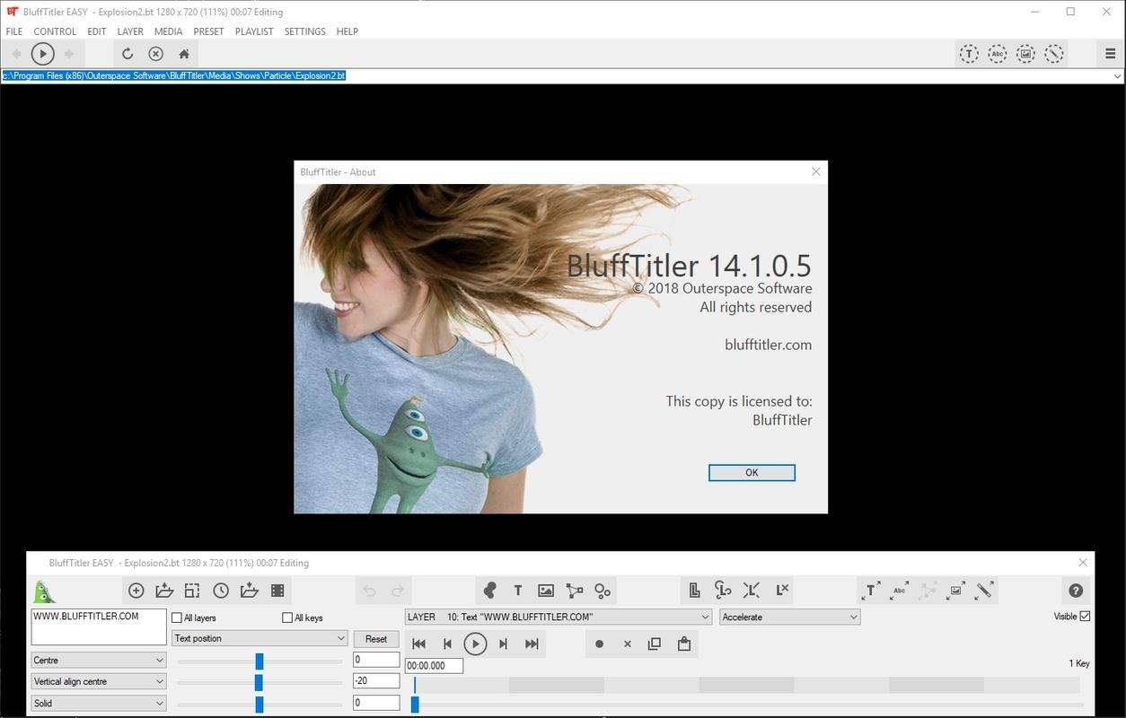 BLUFFTITLER ULTIMATE 16.3.0 Software