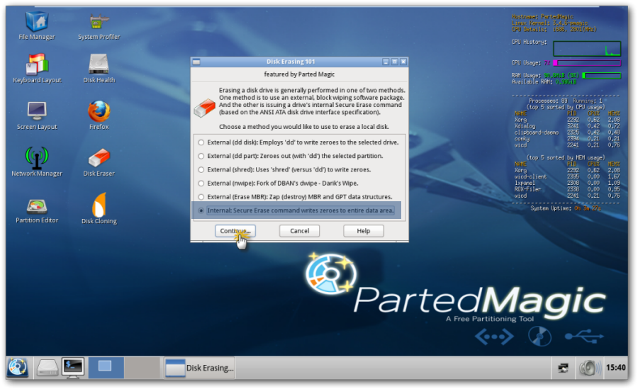 Parted Magic 2023 Software