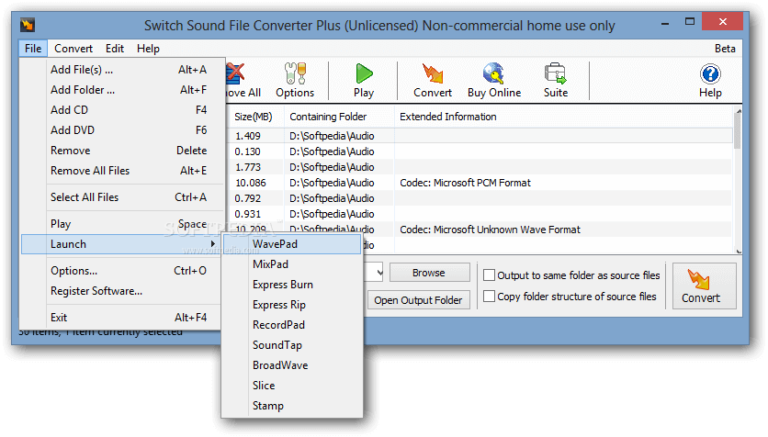 Switch Sound File Converter