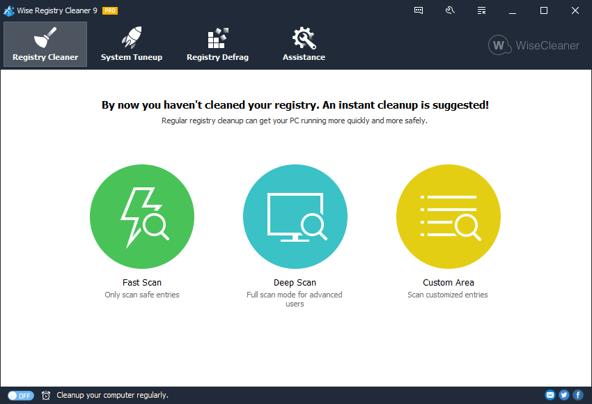 Wise Registry Cleaner Pro