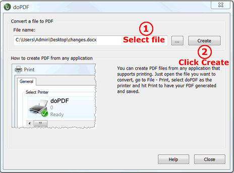 DoPDF 11 PDF printer