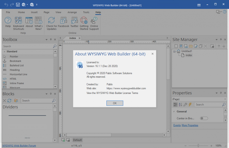 Download WYSIWYG Web Builder